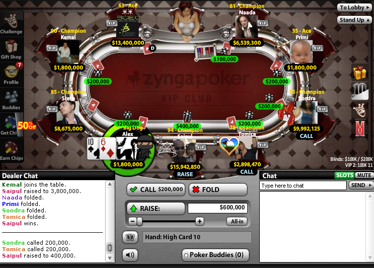 game zynga poker