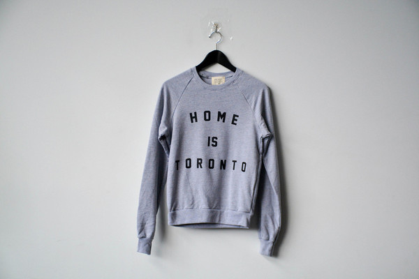 Home is Toronto sweatshirt by Peace Collective at Fitzroy Boutique 