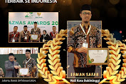 Wako Erman Safar Pengelola Zakat Terbaik se-Indonesia