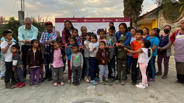 En todo Atlixco seguimos haciendo #ObrasConSentidoSocial: Ariadna Ayala