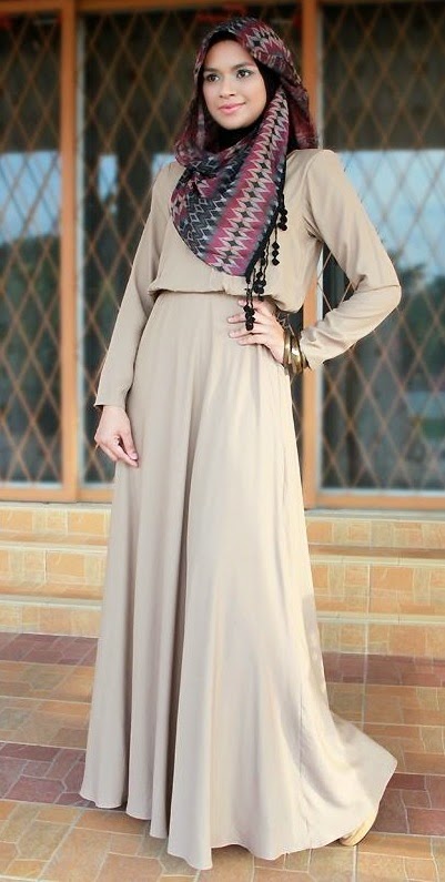 16 Contoh Model Gamis Muslimah Trendy - Kumpulan Model 