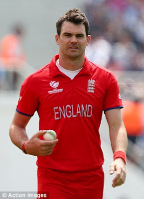 Latest Cricket Stills and Wallpaper: James Anderson Latest Cricket 