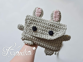 Krawka: Bunny bag - free pattern, cute summer project pattern by Krawka