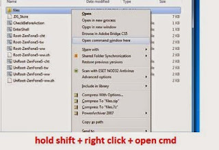 open command window