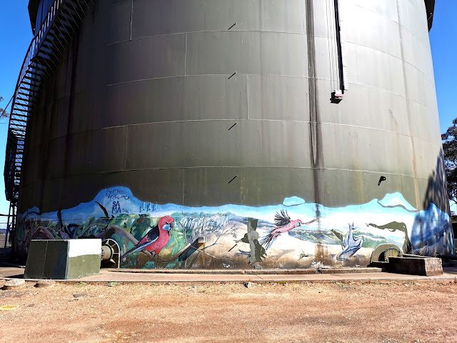 Mount Riverview Painted Water Tank | Scott Nagy & Krimsone