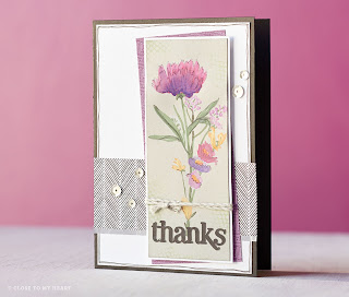 CTMH Paper Garden SOTM Stamp Set Card