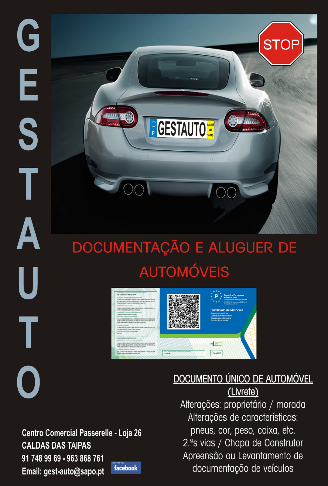 GESTAUTO - Aluguer Automóveis e Documentação