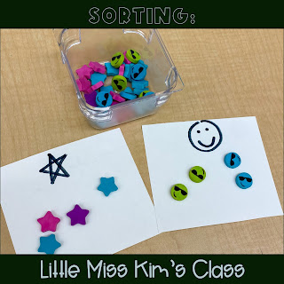 Low-prep math center ideas sorting ideas