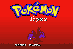 Pokemon Topaz GBA Cover