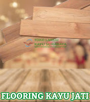 flooring kayu jati