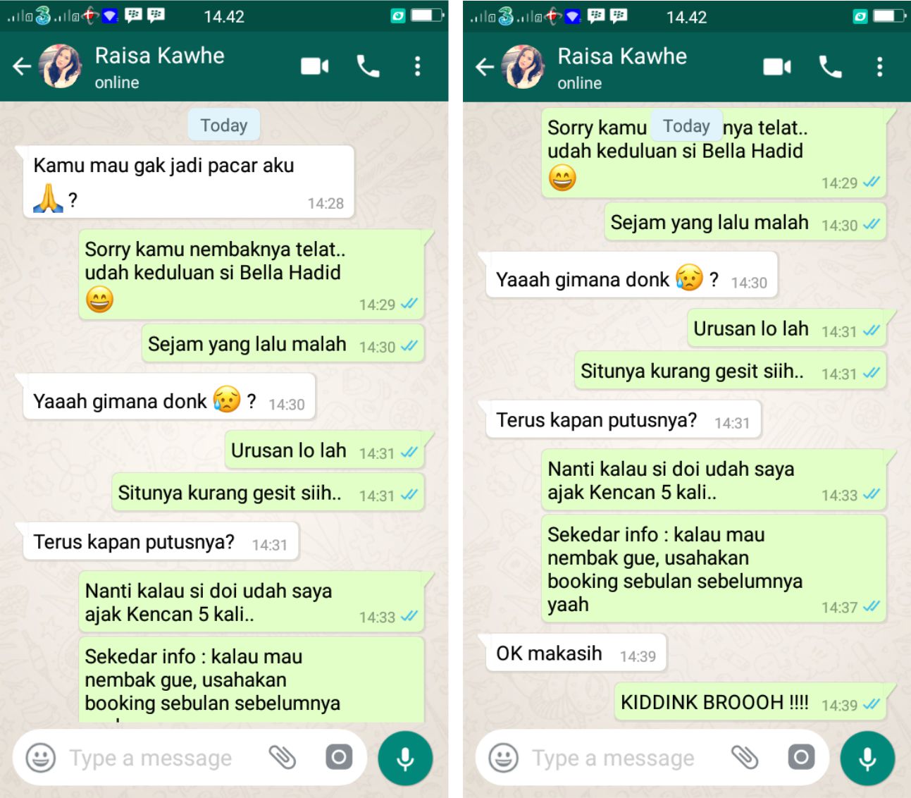 Cara Membuat Chat Palsu Whatsapp Dengan WhatsFake SosialBox