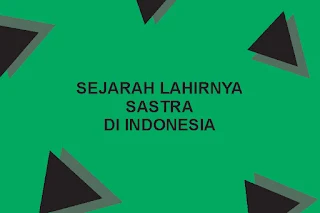 Periode Sejarah sastra indonesia