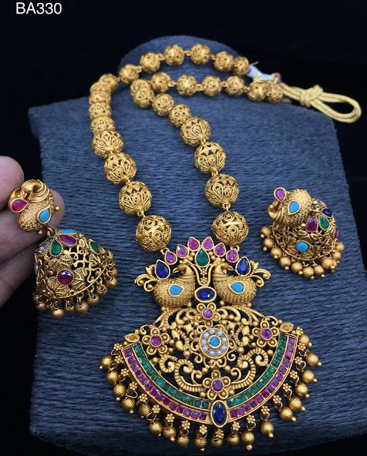 Long Haram One Gram Gold Jewellery