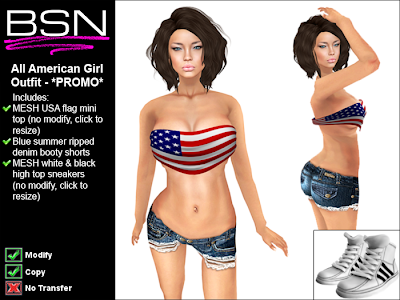 BSN All American Girl Outfit Promo