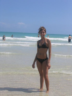 desi indian local girl in bikini dress on beach