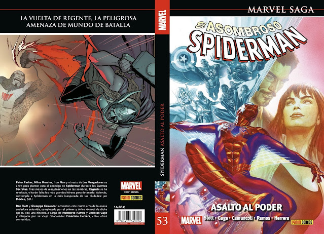 Reseña de Marvel Saga. El Asombroso Spiderman 53. Asalto al Poder de Dan Slott - Panini Comics