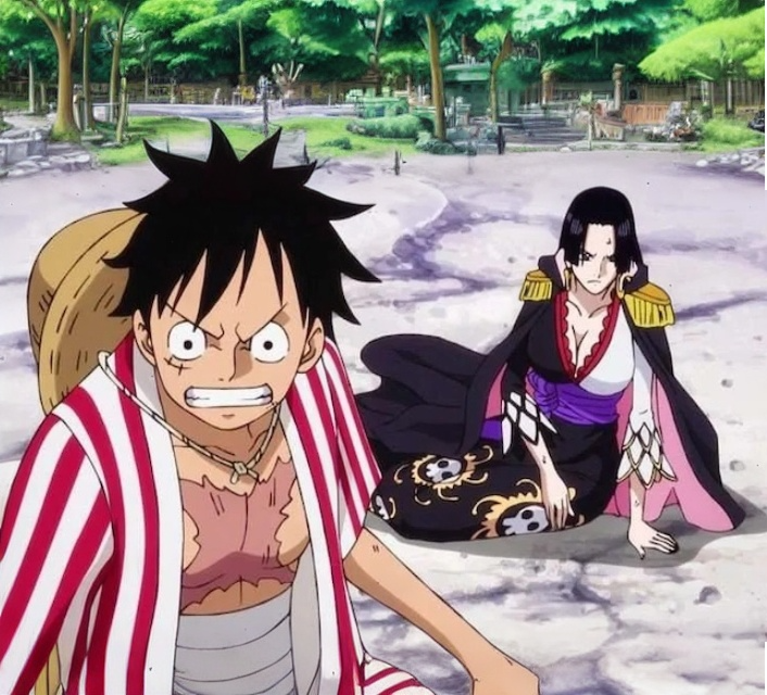 Hypothesis: Luffy is only attracted to Boa Hancock.