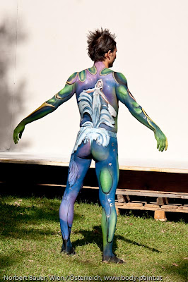 Japanese Festival Body Paint