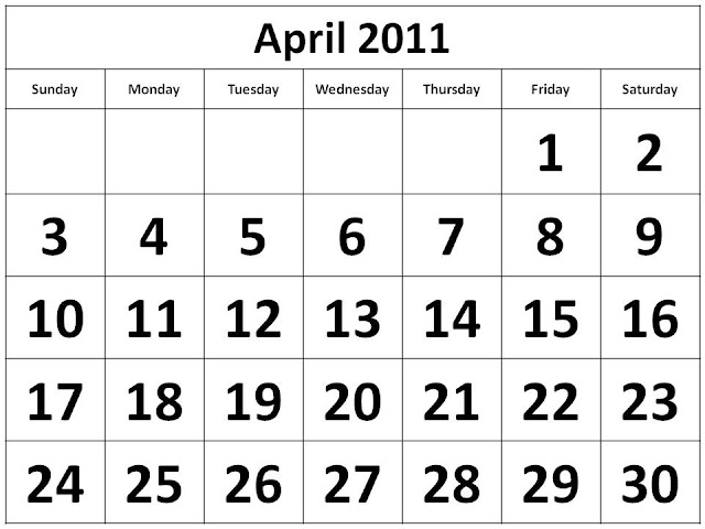 2011 calendar template. Free Monthly 2011 Calendar