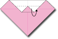 Cara Membuat Origami Kumbang Pink