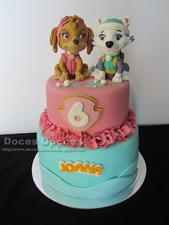 paw patrol girl cake