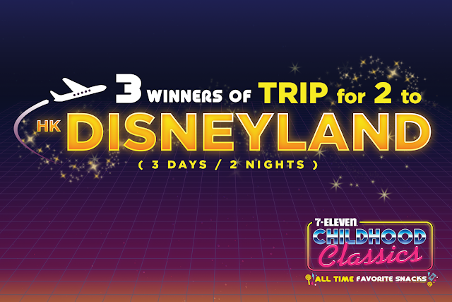 7-Eleven Childhood Classics 3 Winners of Trip for 2 to Hong Kong Disneyland! 