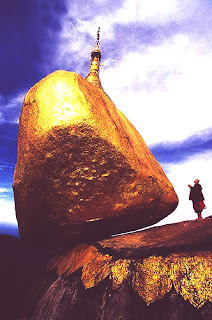 7 places where Gravity Dosent Work , Mystery, Mysterious Place, The  Golden Boulder, Myanmar