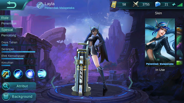 Hero Layla ( Penembak Malapetaka ) Attack Damage Build/ Set up Gear