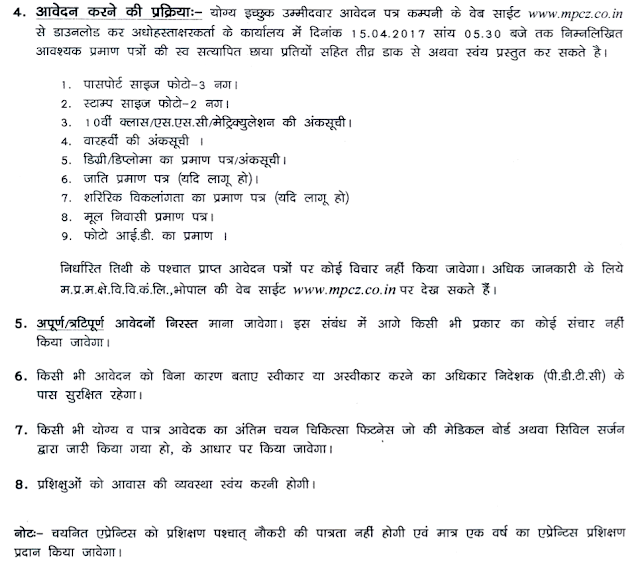 MPMKVVCL Bhopal Recruitment