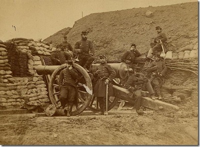 soldats pendant le siège de Paris