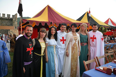 Las concejalas de Ciudadanos en Ponferrada participaron en la Noche Templaria.