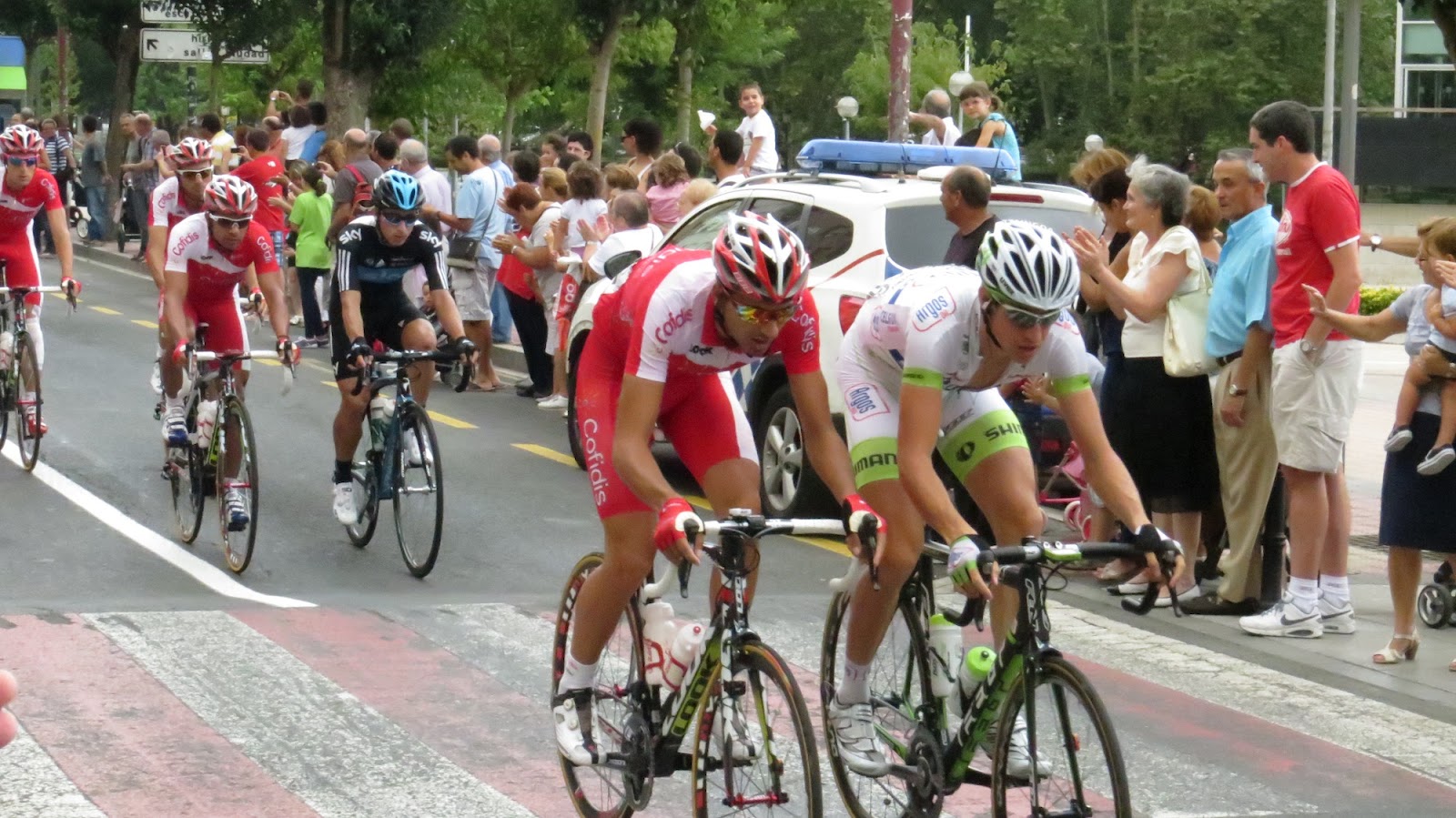 Salida de La Vuelta desde Barakaldo en 2012