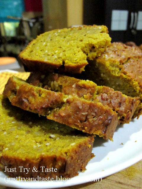 Resep Cake Labu Kuning Pumpkin Bread Just Try Taste