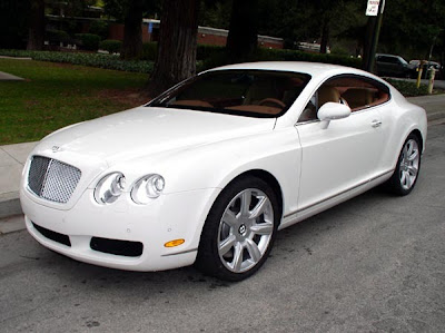 Bentley on Car   White Bentley Continental Gt   227 184