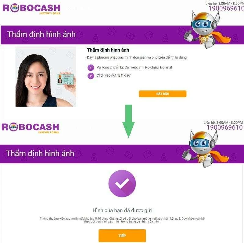 Robocash – Vay online 0% lãi suất chỉ với CMND, duyệt vay tự động