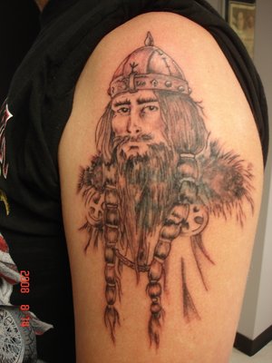 viking tattoo designs. Shoulder Viking Tattoo Design