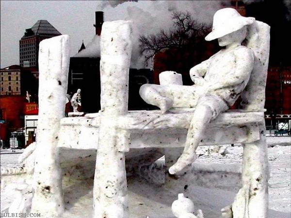 Amazing Creative Incredible Snow Sculptures Seen On www.coolpicturegallery.us