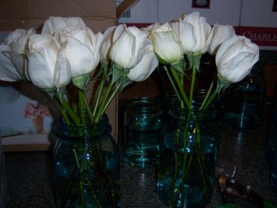  made a small mason jar lamp Centerpieces at my sister 39s wedding 