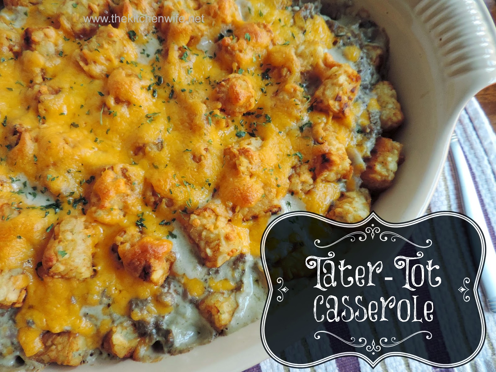 Cheesy Tater-Tot Casserole Recipe