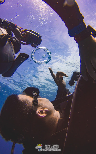 Diving at The Taaras Redang Beach and Spa Resort - Pulau Redang House Reef Cliff Cave Ship wreck underwater