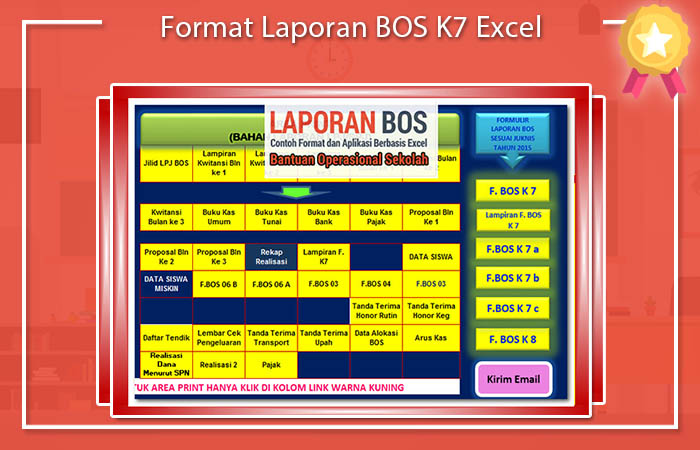 Format Laporan BOS K7 Excel