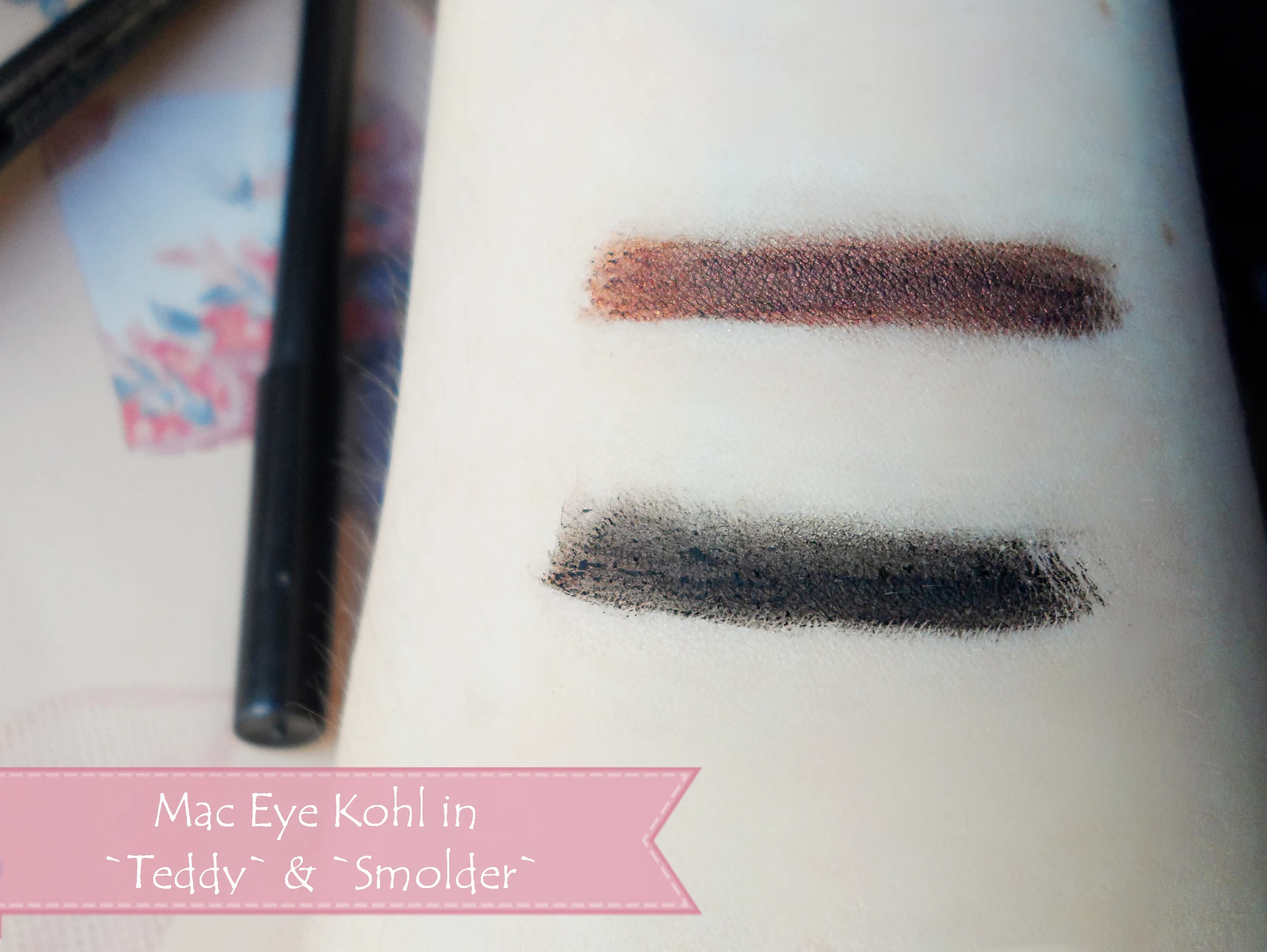 Mac Eye Kohls: Smolder & Teddy | Review & Swatches