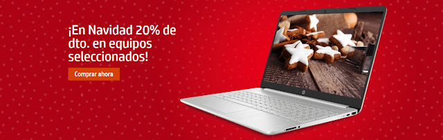 Mejores ofertas ¡En Navidad 20% de descuento en equipos seleccionados! de la HP Store