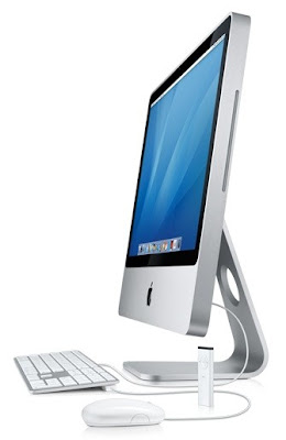 Apple iMac made aluminum and glass