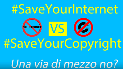 Save your internet, considerazioni sull'articolo 13 #saveyourinternet