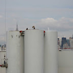 Three Tanks - Metro Biofuels plant from the Greenpoint Ave. bridge.