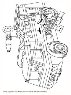 Desenhos do Lego City para Colorir