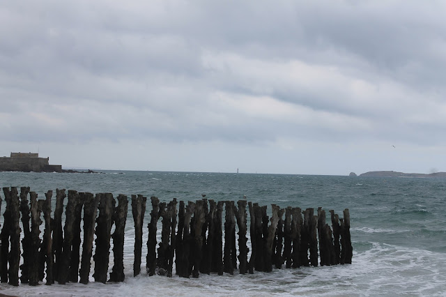 Beach in St Malo France