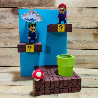 Super Mario 3D printed diorama 