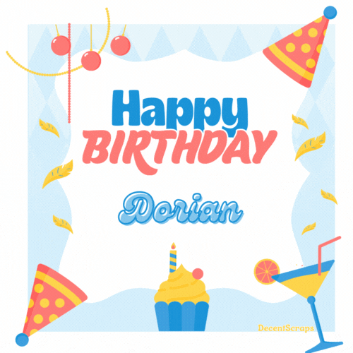 Happy Birthday Dorian (Animated gif)